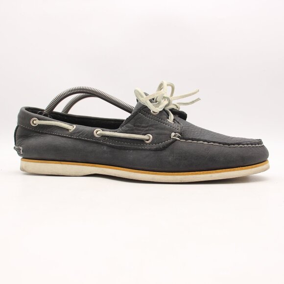 Timberland Boat Deck Slip On Loafer Men's Size 10.5 M Navy Suede Shoes - Picture 1 of 9